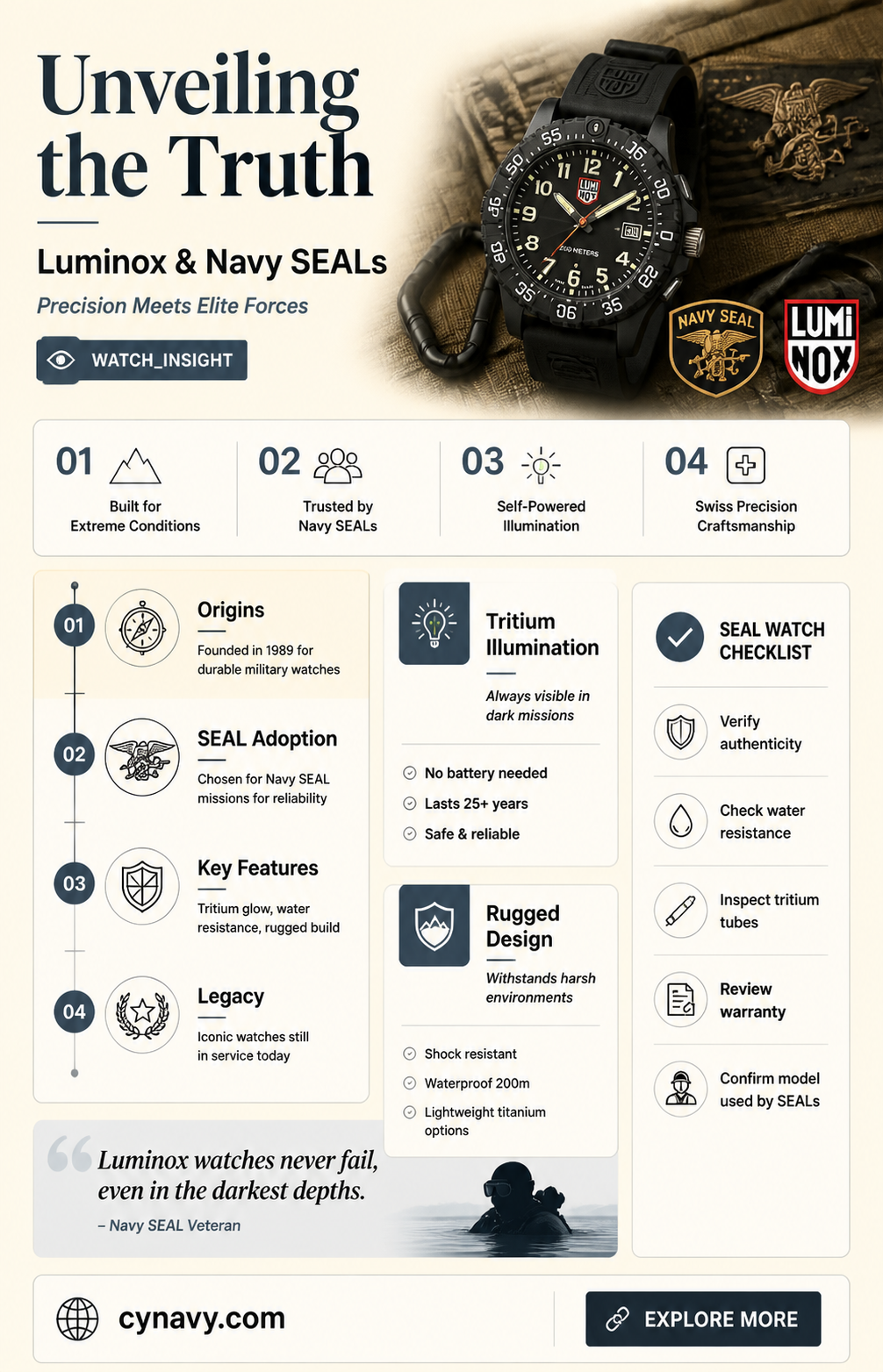 are luminox watches really used by navy seals