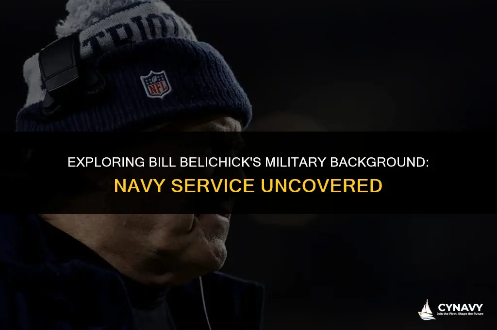 was bill belichick in the navy