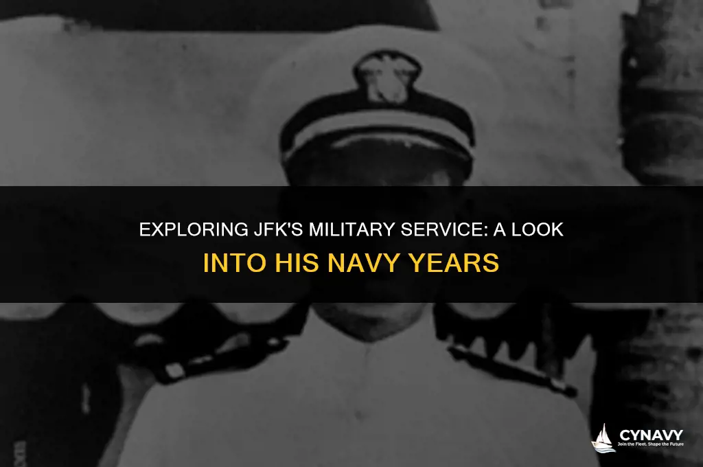 was jfk in the navy