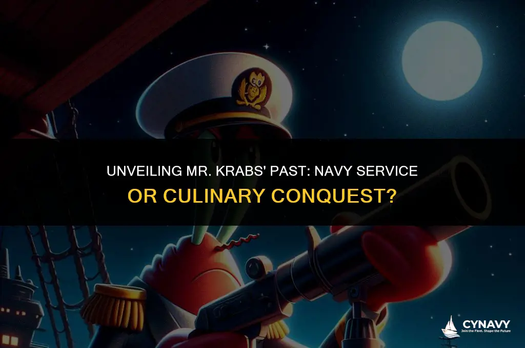 was mr krabs in the navy