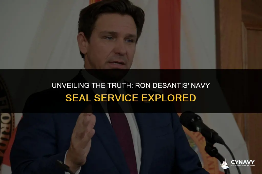 was ron desantis a navy seal