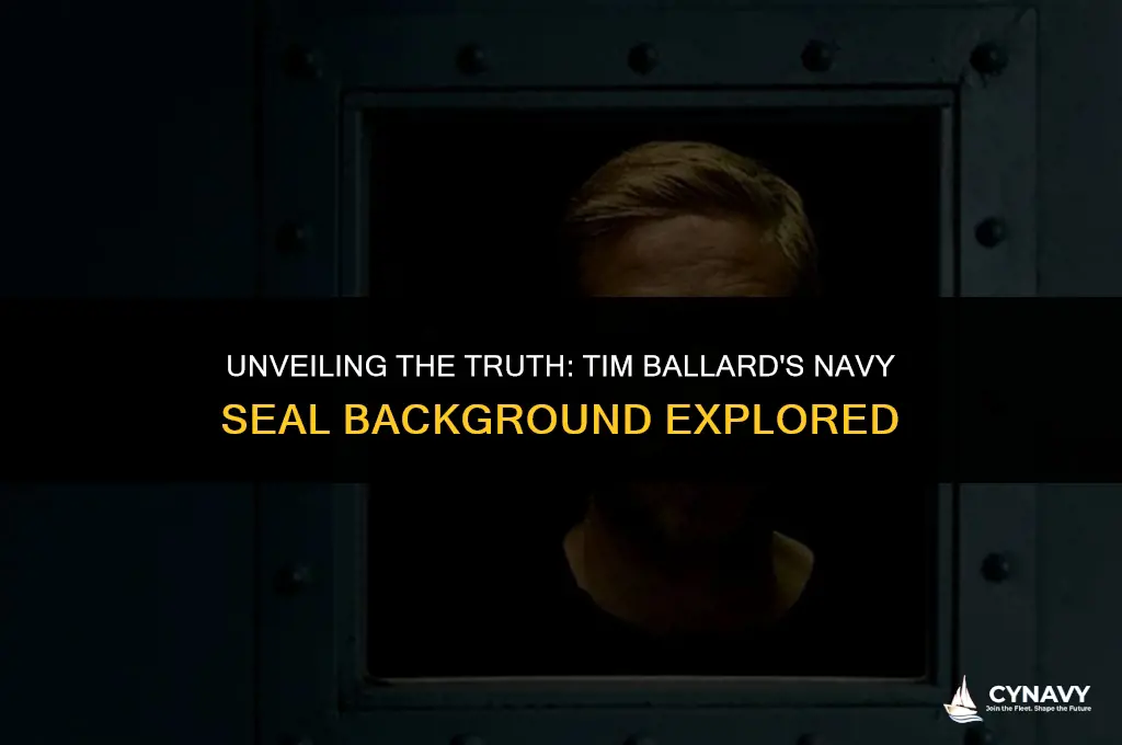 was tim ballard a navy seal