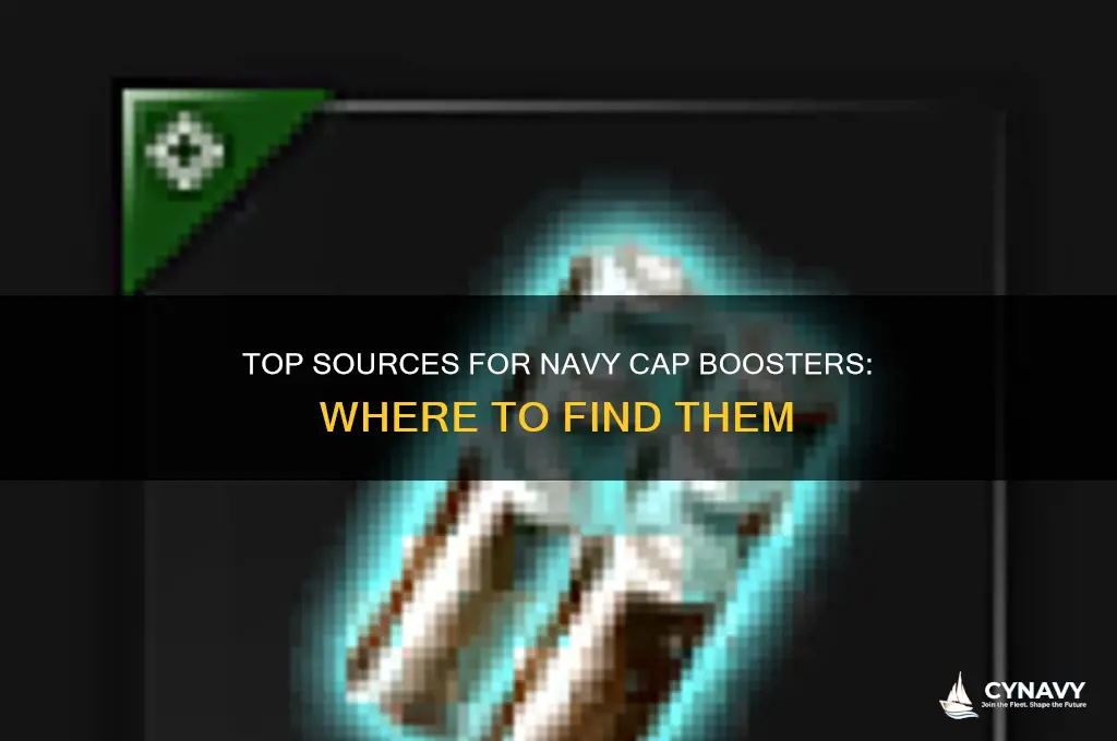 were to get navy cap boosters