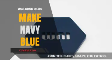 Mixing the Perfect Navy Blue: A Guide to Acrylic Color Blending