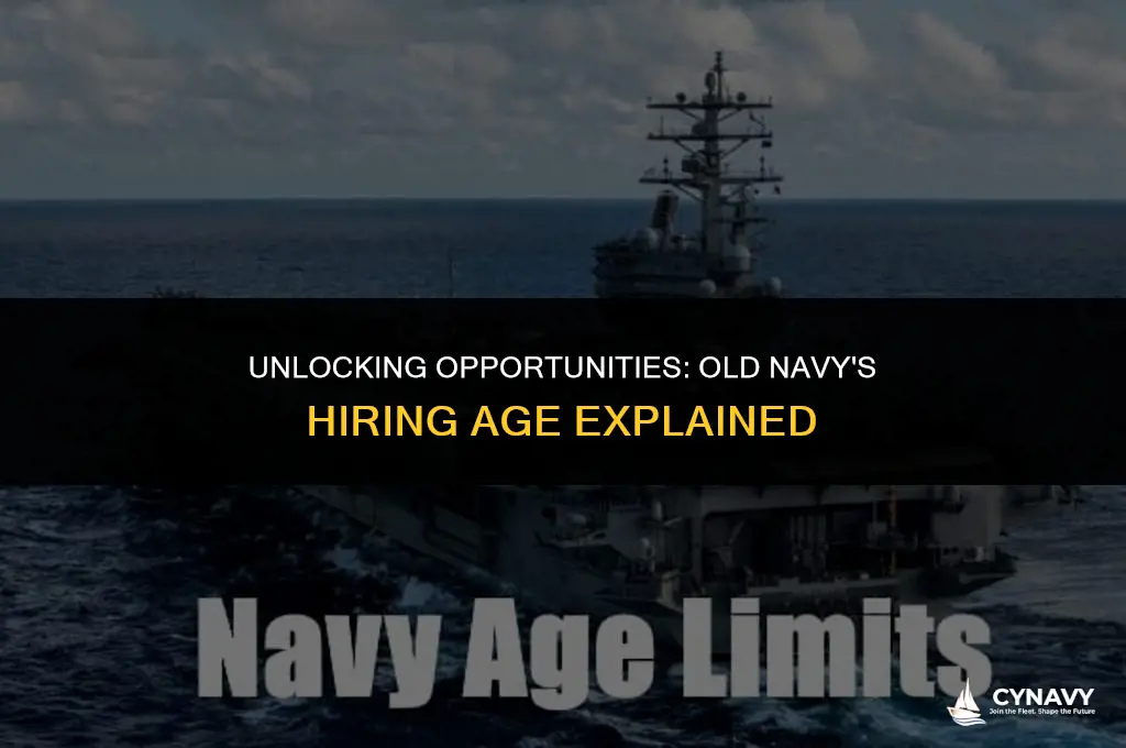 what age does old navy hire