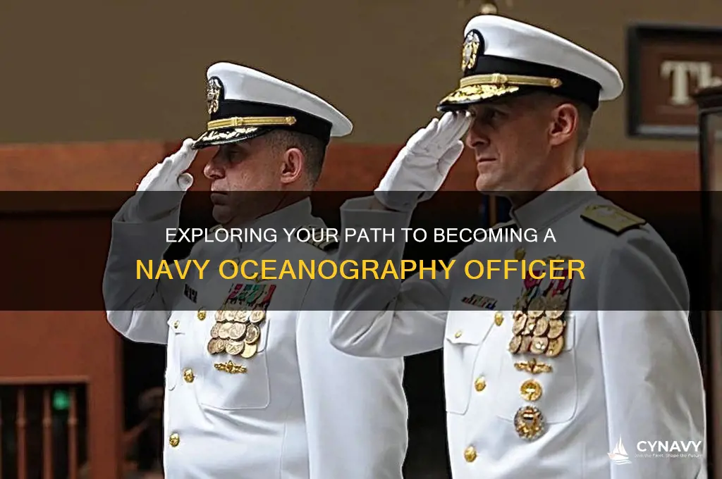what are my chances of getting oceanography officer in navy