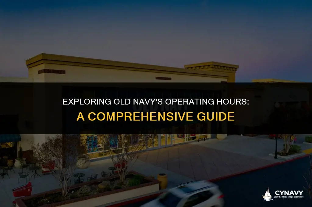 what are the hours of old navy