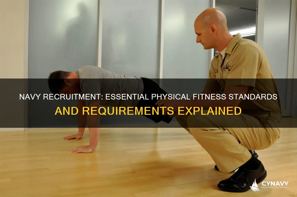 what are the physical requirements to join the navy