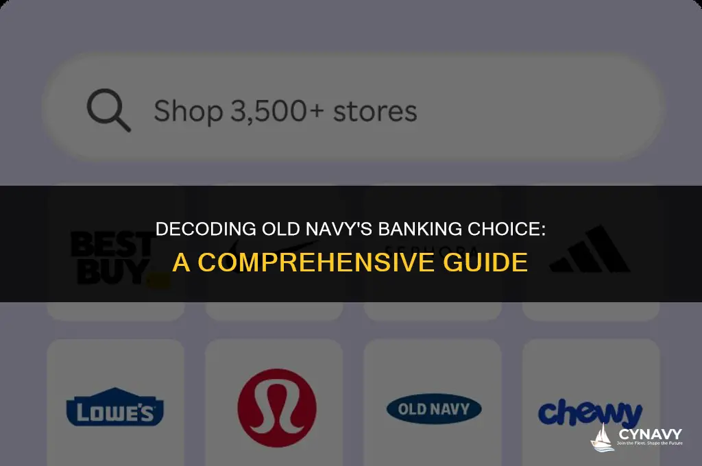 what bank does old navy use