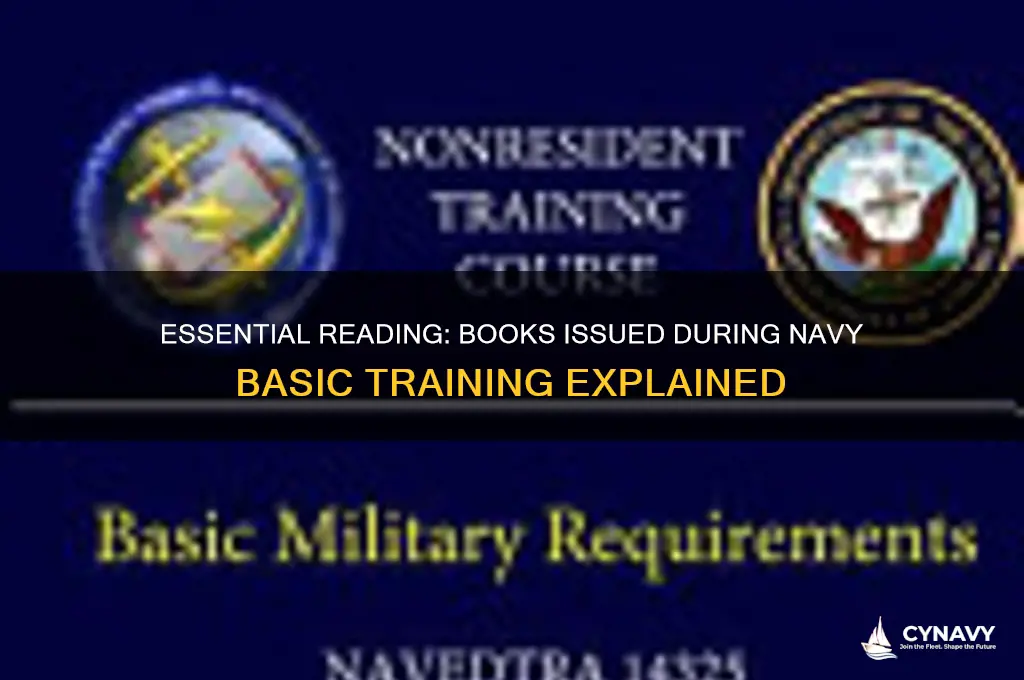 what books do you get at navy basic training