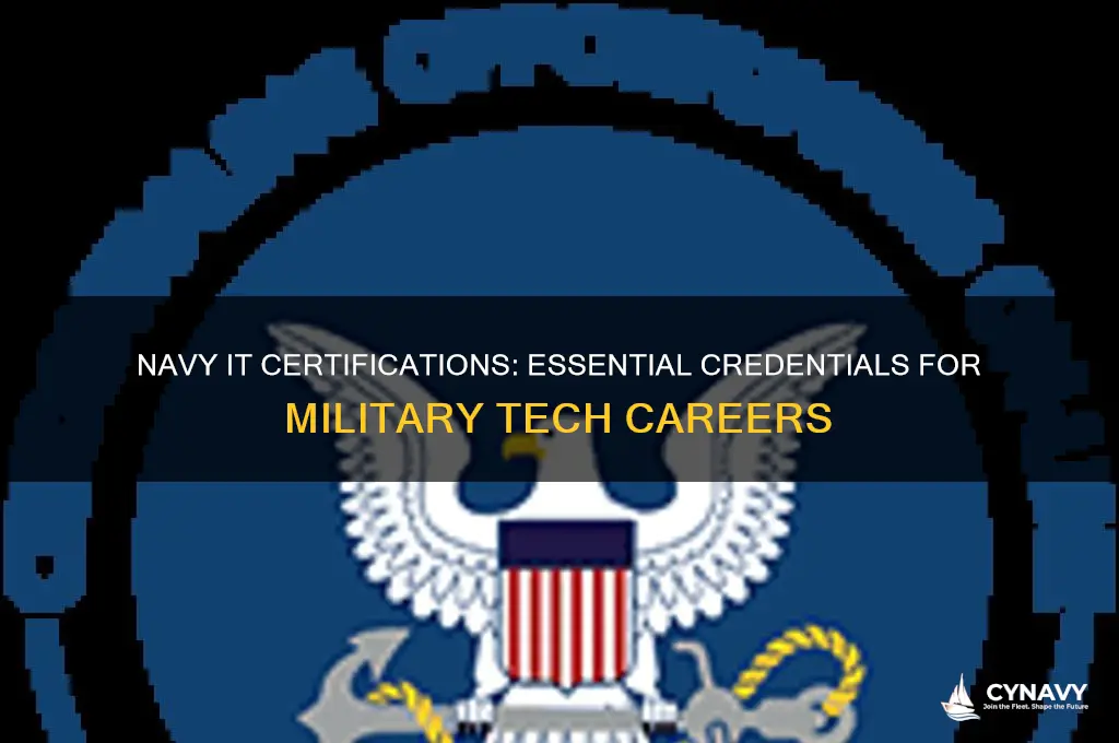what certs do its get in the navy