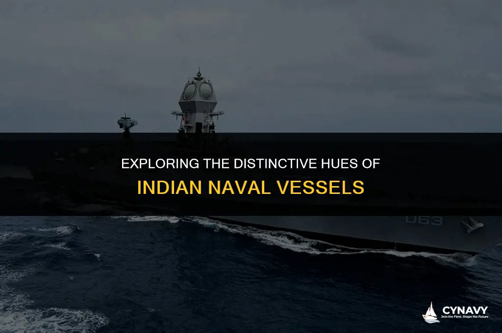 what color are indian navy ships