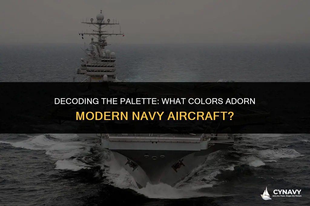 what color are modern navy aircraft