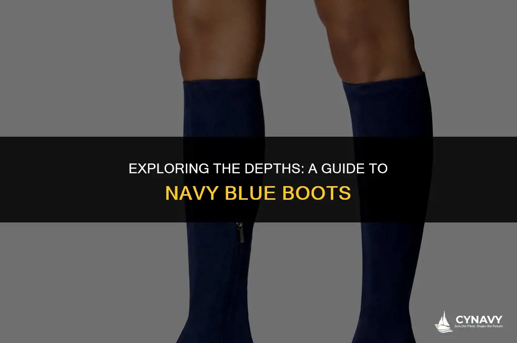 what color are navy boots