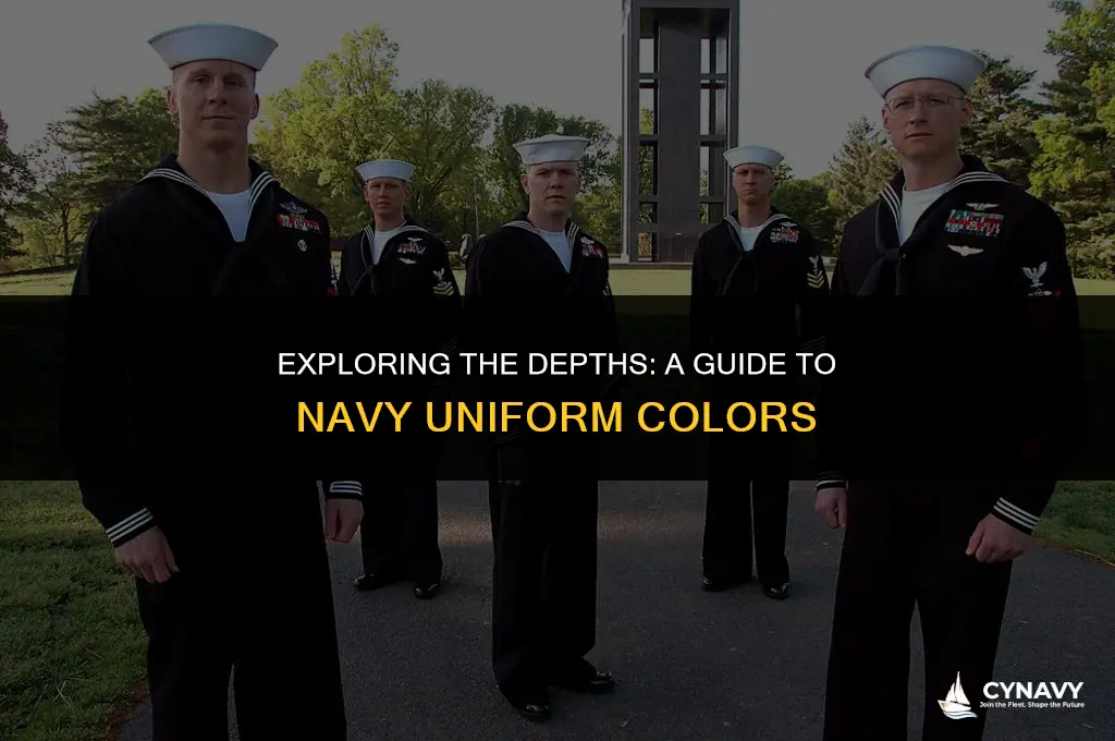 what color are navy uniforms