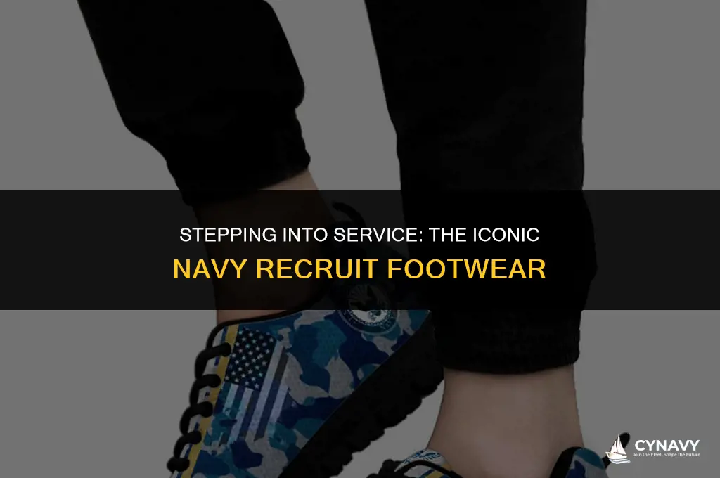 what color are shoes for navy recruits