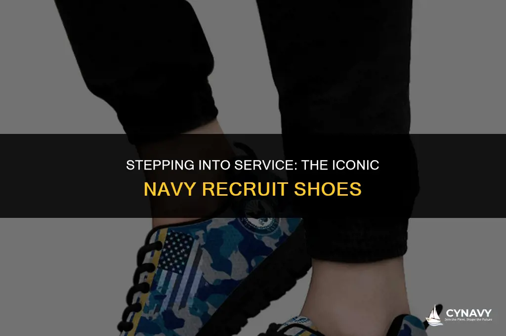 what color are shoes for navy recruts