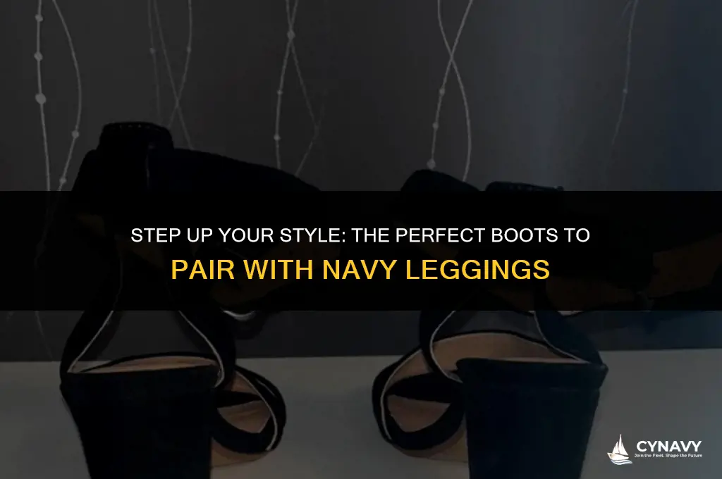 what color boots with navy leggings