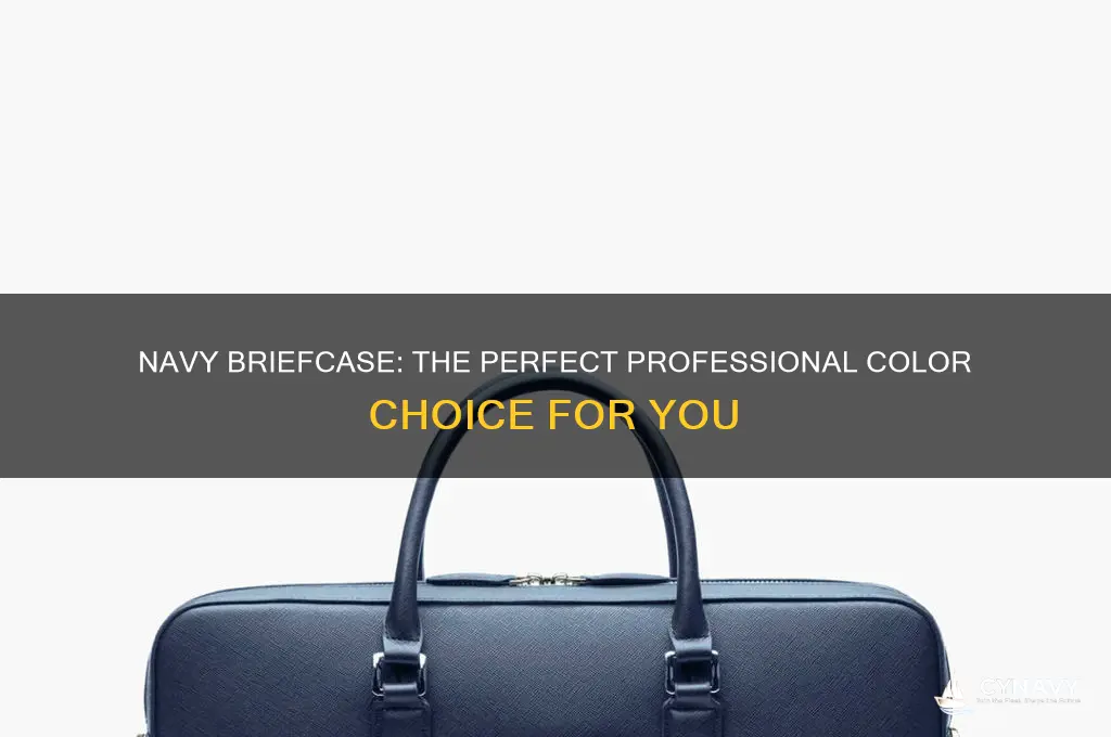 what color briefcase to get navy