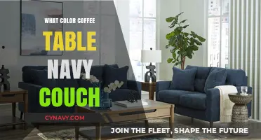 Elevate Your Living Room: Navy Couches and Colorful Coffee Tables