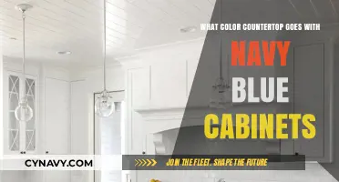 Elevate Your Kitchen: Countertop Colors That Perfectly Complement Navy Blue Cabinets
