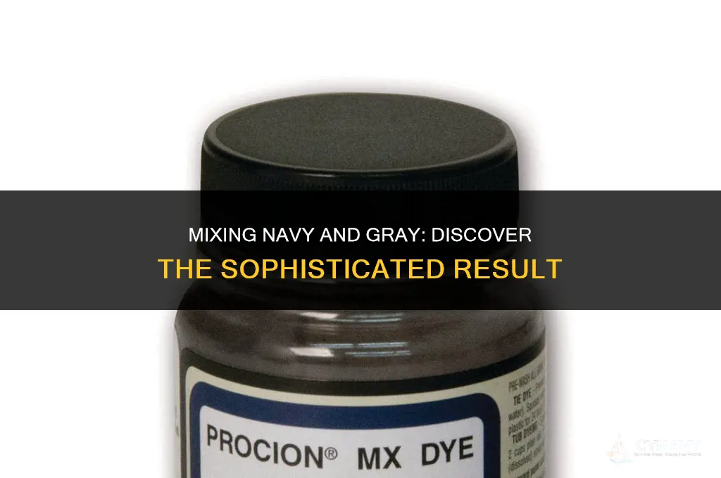 what color does navy and gray make
