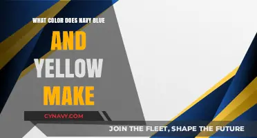 Mixing Navy Blue and Yellow: What Color Do They Make?