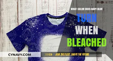 The Surprising Transformation: Navy Blue's Bleach Metamorphosis