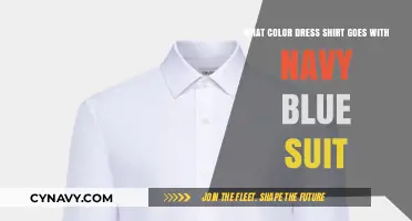 Elevate Your Style: The Perfect Dress Shirt for Your Navy Blue Suit