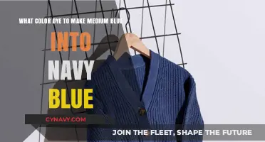 Transforming Medium Blue into Navy: A Dyer's Guide to Achieving the Perfect Shade