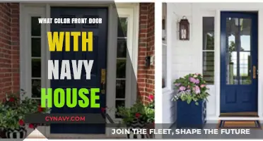 Elevate Your Home's Curb Appeal: The Perfect Front Door Color for a Navy House