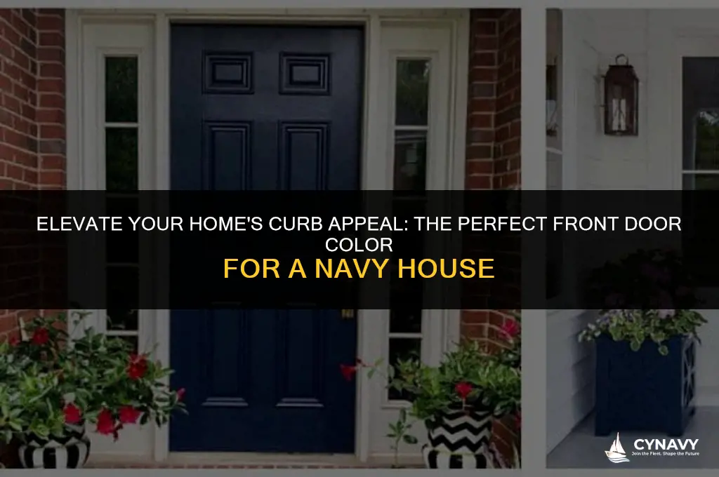 what color front door with navy house