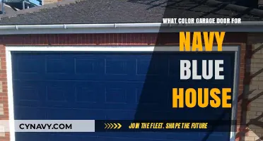 Enhance Your Navy Blue Home: The Perfect Garage Door Color Match