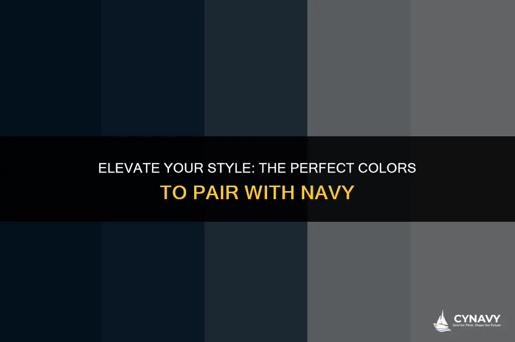 what color goes good with navy