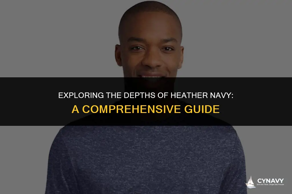 what color is heather navy