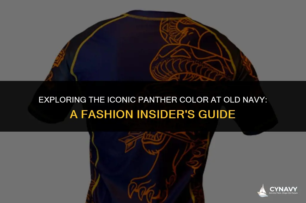 what color is panther at old navy