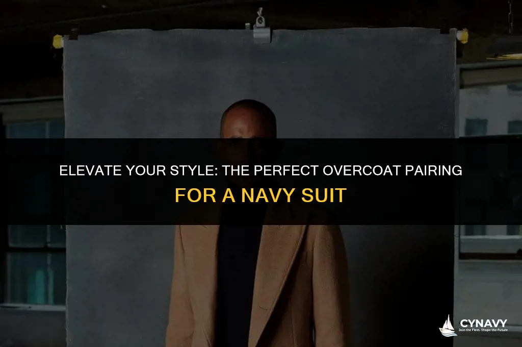 what color overcoat with navy suit