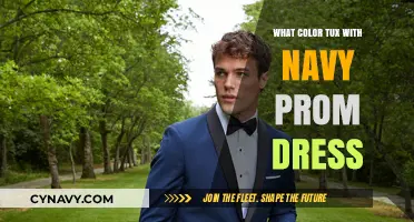 Elegant Pairings: Navy Prom Dresses and the Perfect Tuxedo Match