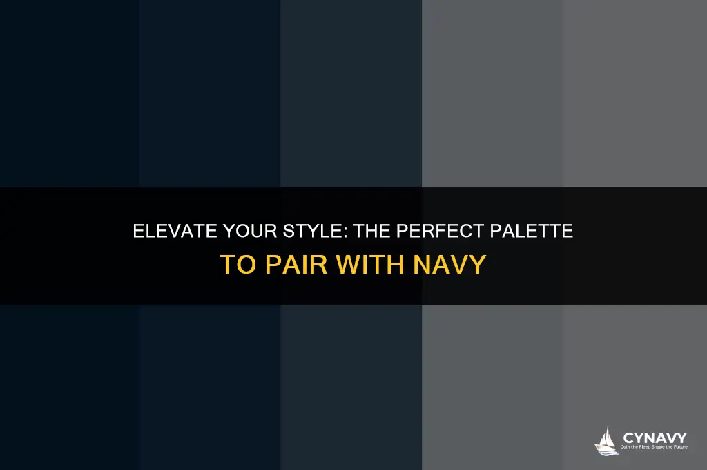 what colours go with navy