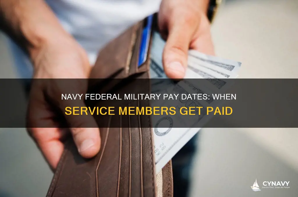 what date does military get paid with navy federal