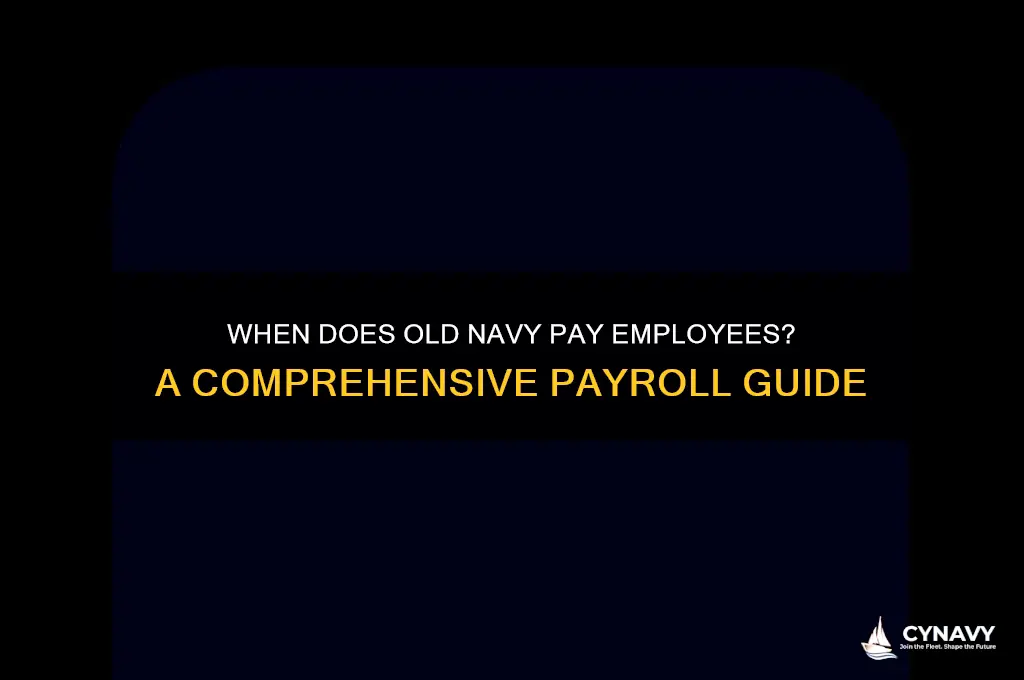 what day does old navy get paid