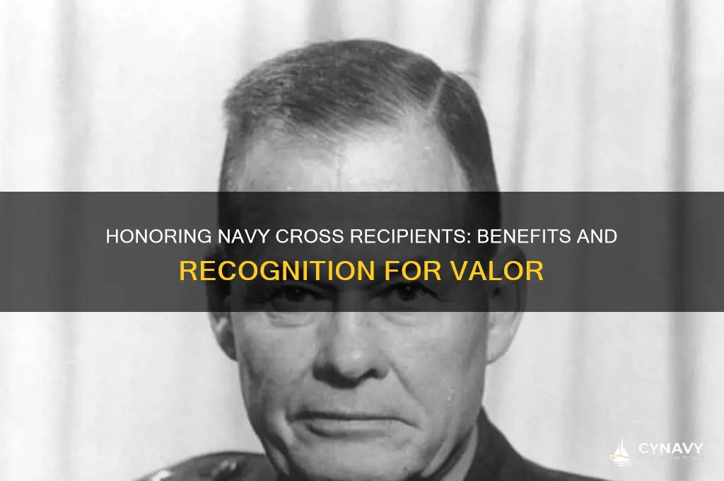 what do navy cross recipients get
