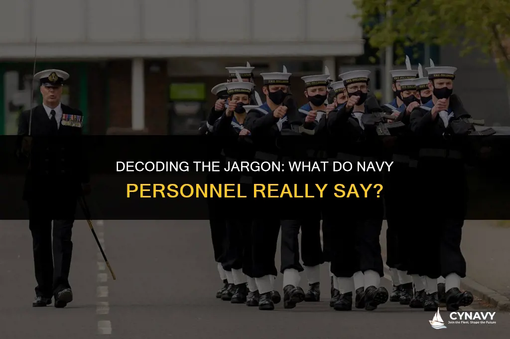 what do navy say