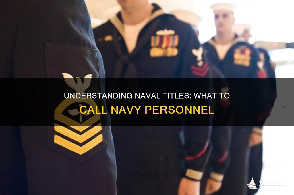 what do you call someone who is in the navy