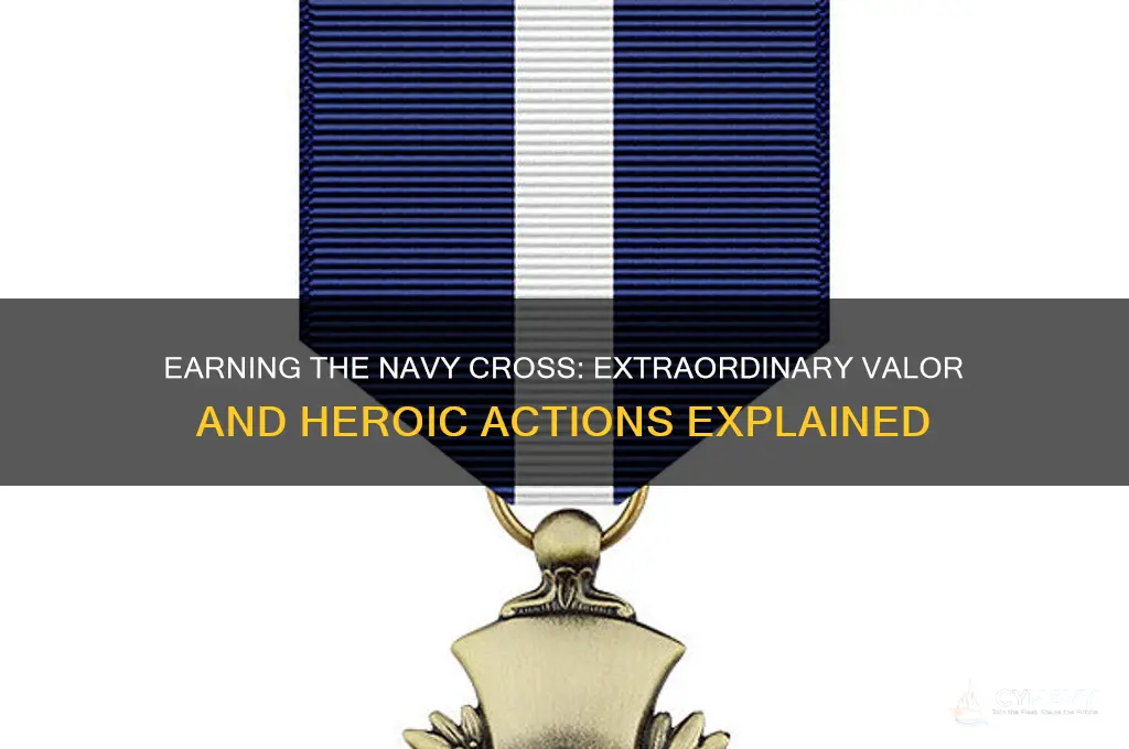 what do you do to get a navy cross