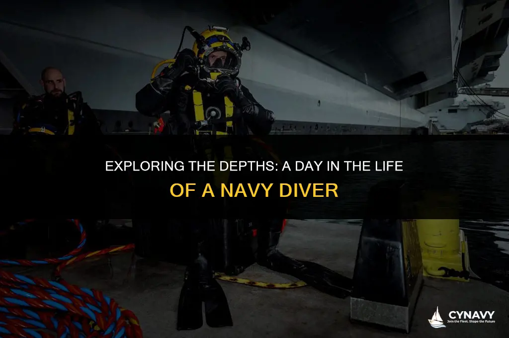 what does a navy diver do