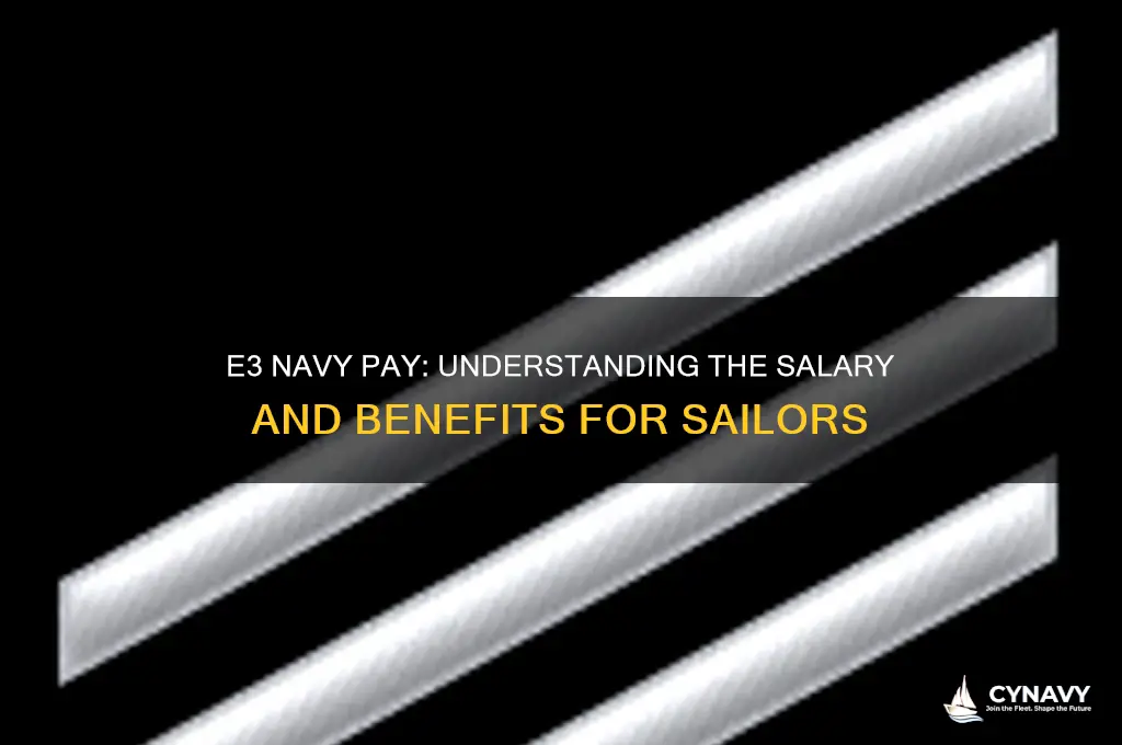 what does an e3 get paid in the navy
