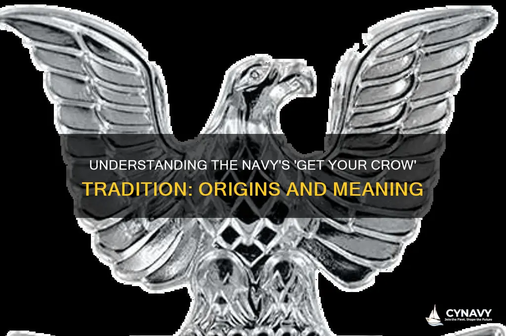 what does get your crow in the navy
