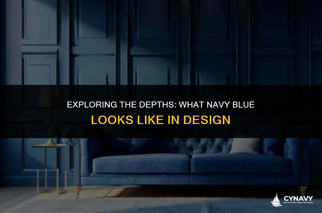 what does navy blue look like