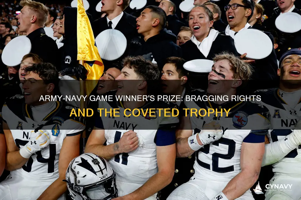 what does the winner of the army navy game get